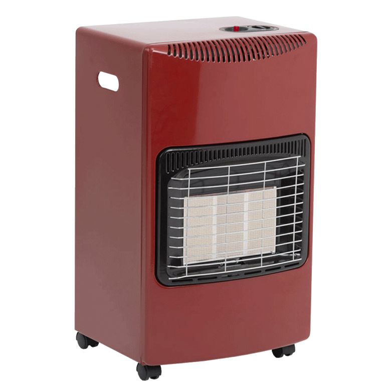 seasons warmth mobile gas heater - red