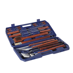 18pc BBQ Tool Set Complete With Case