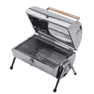 Explorer Stainless Steel Barrel Charcoal BBQ
