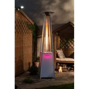 Patio Flame Heater Complete With LED Lights 13kw NEW - Image 2