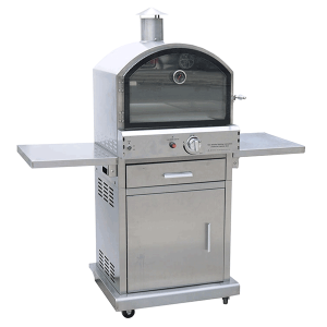 Milano Deluxe Stainless Steel Garden Pizza Oven