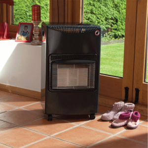 Seasons Warmth Grey Cabinet Portable Gas Heater - Image 2