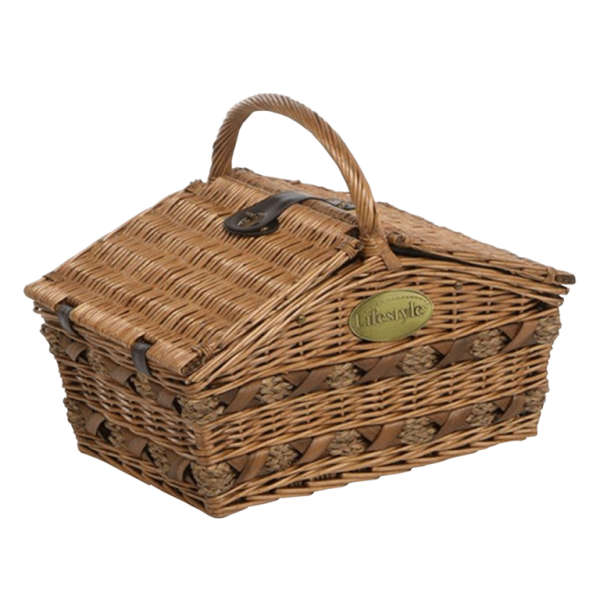 Willow Picnic Hamper 4 Piece GYB10009 Boltons Bottle Gas